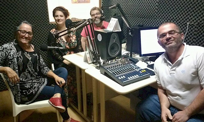 Interview im brasilianischen Radio